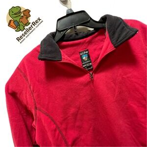 Kuhl Red Zip Up Sweater